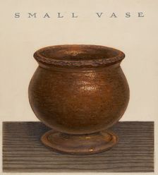 Small Vase, c. 1939. Creator: Guido Metelli