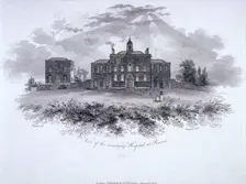 Smallpox Hospital, Battle Bridge (now King's Cross), London, 1806. Artist: William Woolnoth