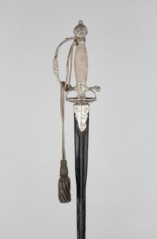Smallsword and Scabbard, England, 1744/45. Creators: John Berthellot, Matthew Feesey