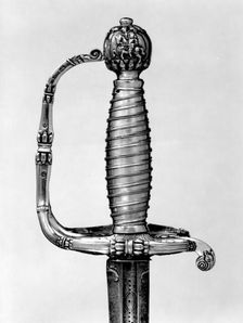 Smallsword, British, London, hallmarked for 1683-84. Creator: IW