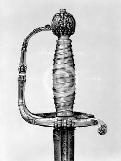 Smallsword, British, London, hallmarked for 1683-84. Creator: IW.