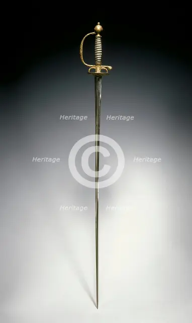 Smallsword, c. 1730. Creator: Unknown.