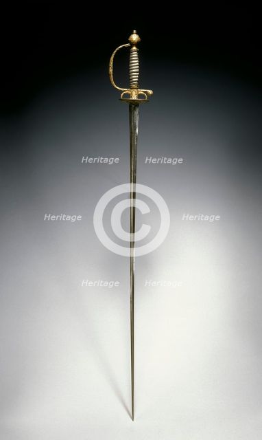 Smallsword, c. 1730. Creator: Unknown.