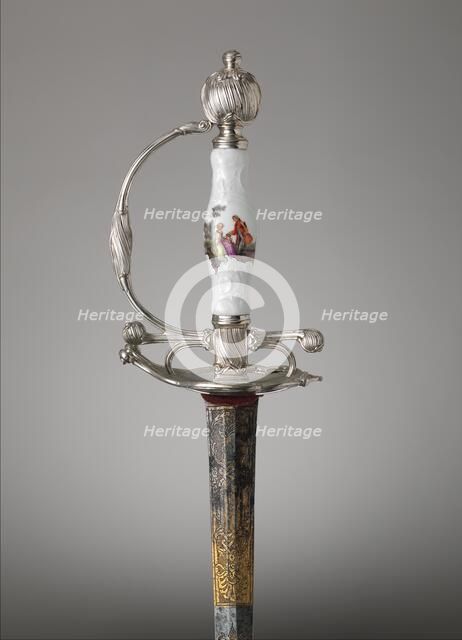 Smallsword, Dutch, Amsterdam, ca. 1750. Creator: Jan Nieuwland.