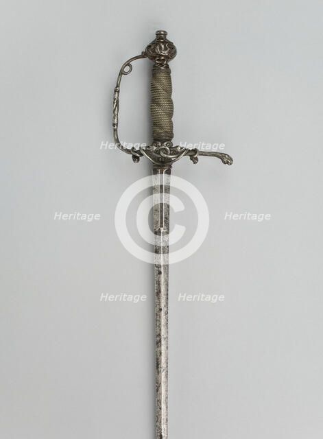 Smallsword, Europe, western, c. 1640/60. Creator: Unknown.