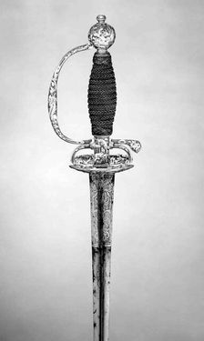 Smallsword, French, Strasbourg, hallmarked for 1755-56. Creator: Unknown