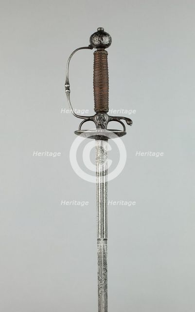 Smallsword, Germany, c. 1650/60. Creator: Peter Munch.