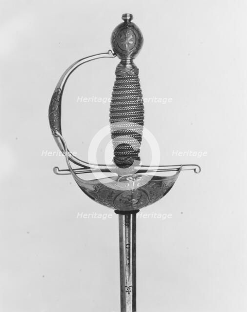 Smallsword in the Spanish Style, Spanish, ca. 1775. Creator: Unknown.