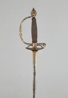 Smallsword, Paris, 1770/80. Creator: Aubry Le Jeune