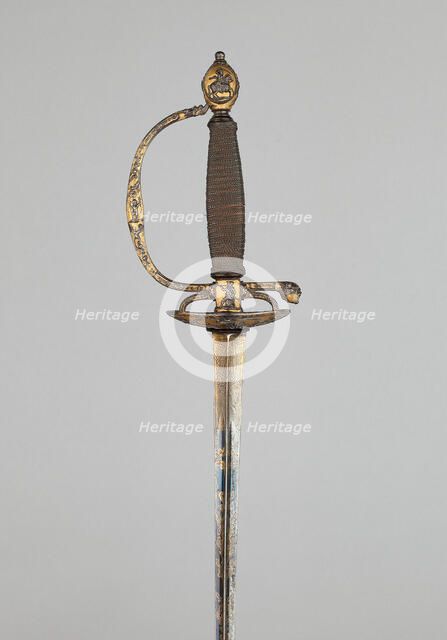 Smallsword, Paris, 1770/80. Creator: Aubry Le Jeune.