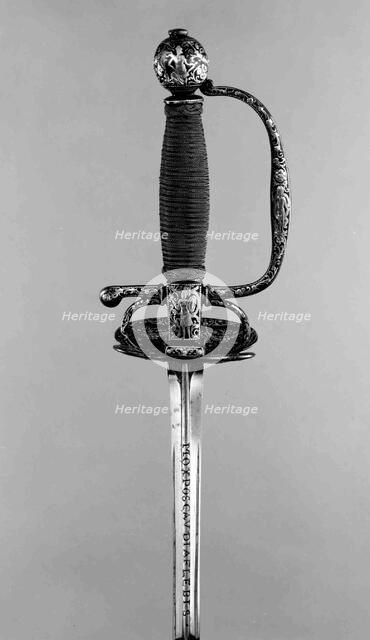 Smallsword, probably French, ca. 1700-20. Creator: Unknown.