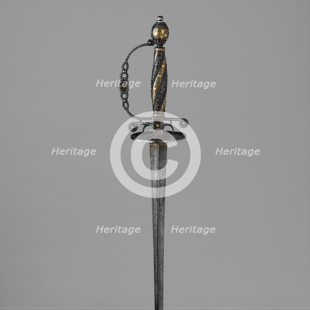 Smallsword, Russian, Tula, ca. 1775-80. Creator: Unknown.