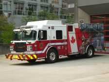 Smeal Fire appliance, Vancouver, British Columbia, Canada 2018. Creator: Unknown