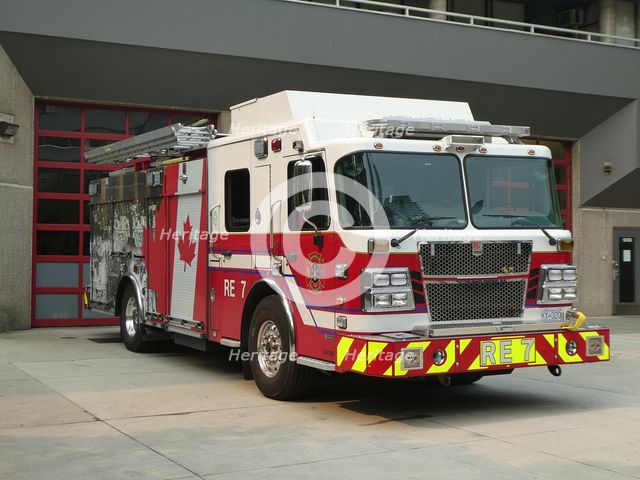 Smeal Fire appliance, Vancouver, British Columbia, Canada 2018. Creator: Unknown.