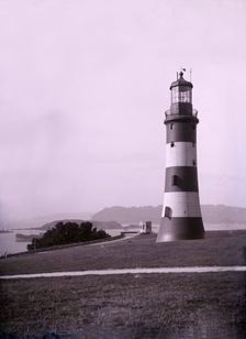 Smeaton's Tower near Plymouth in Devon. Creator: Unknown