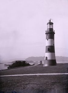 Smeaton's Tower near Plymouth in Devon. Creator: Unknown