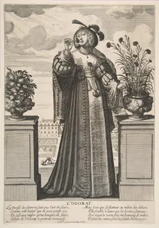 Smell, 1635-38. Creator: Abraham Bosse