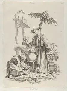 Smell, 1720-70. Creator: Francois Boucher