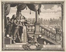 Smell, ca. 1638. Creator: Abraham Bosse