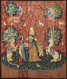 Smell. The Lady and the Unicorn , Between 1484 and 1500. Creator: Anonymous master ()