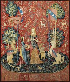 Smell. The Lady and the Unicorn , Between 1484 and 1500. Creator: Anonymous master ()