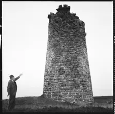 Smelt mill chimney, Cononley Lead Mine, Craven, North Yorkshire, 1966-1974. Creator: Eileen Deste
