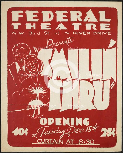 Smilin' Through, Miami, 1936. Creator: Unknown.