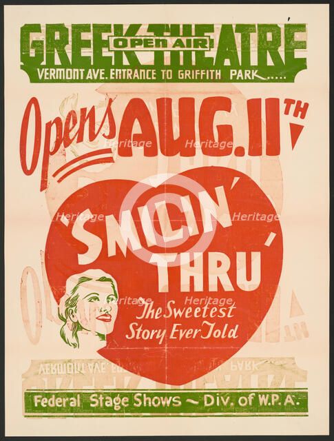 Smilin Thru, Los Angeles, [193-]. Creator: Unknown.