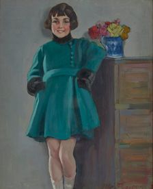 Smiling Girl, early 20th century. Creator: Harry John Pearson