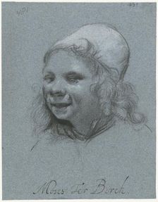 Smiling Self-portrait, from the Side, 1661. Creator: Moses ter Borch