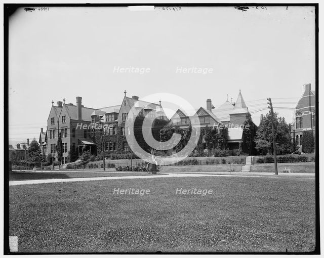 Smith College, Annex No. 1 and music hall, Northampton, Mass., between 1890 and 1901. Creator: Unknown.