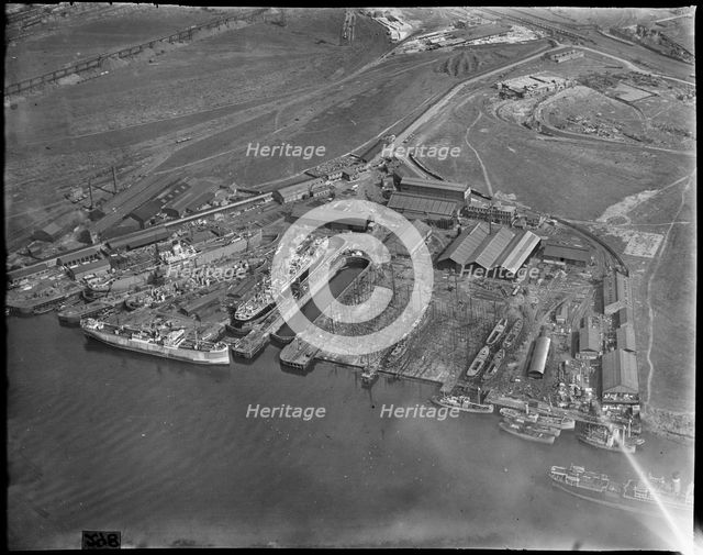 Smith's Docks, South Bank, Middlesborough, c1930s. Creator: Arthur William Hobart.