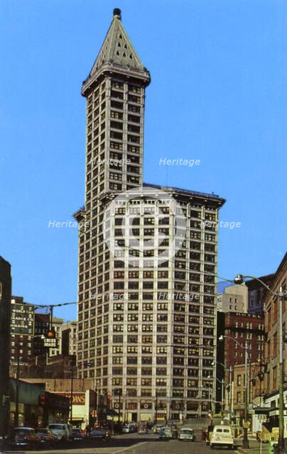 Smith Tower, Seattle, Washington, USA, 1957. Artist: Unknown