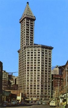 Smith Tower, Seattle, Washington, USA, 1957