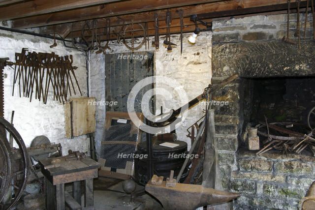 Smithy, North of England Lead Mining Museum, Killhope, Weardale, Durham.