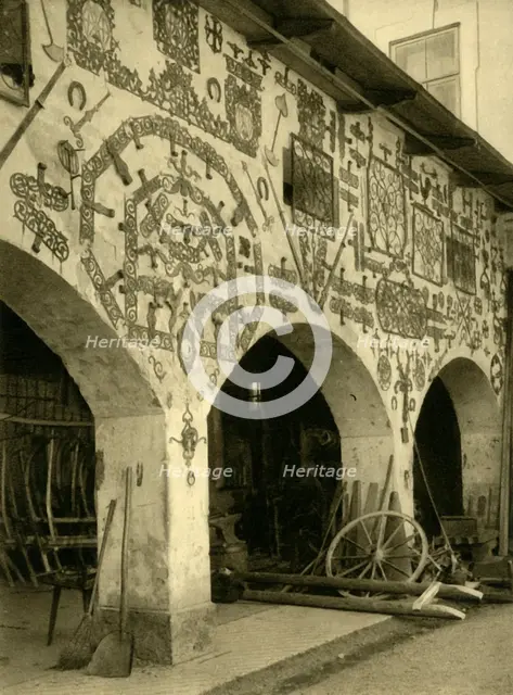 Smithy at Admont Abbey, Austria, c1935. Creator: Unknown.