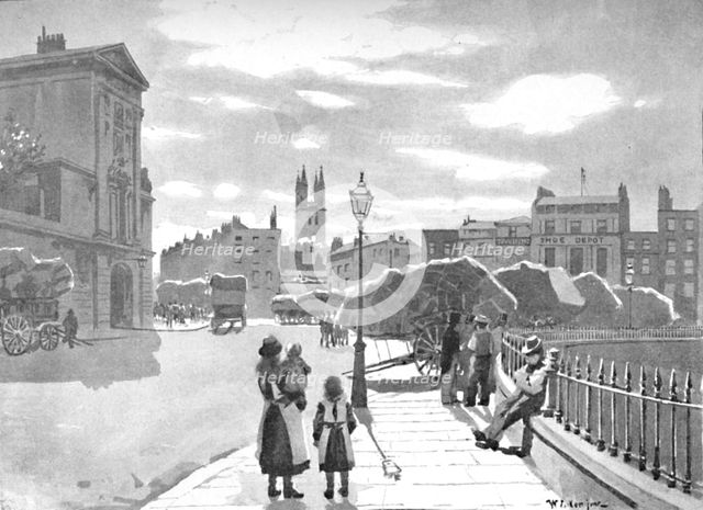 'Smithfield and St. Bartholomew's Hospital', 1891. Creator: William Luker.