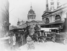 Smithfield Market, London, c1920s-1930s. Creator: George Davison Reid