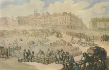 Smithfield Meat Market c1816, (1944). Creator: Thomas Rowlandson