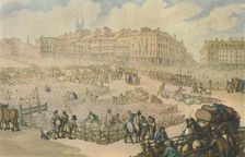 Smithfield Meat Market c1816, (1944). Creator: Thomas Rowlandson