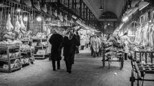 Smithfield Meat Market, City of London, January 1980. Creator: Peter Thompson