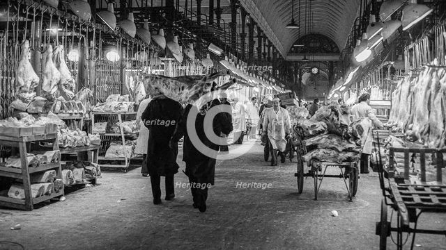 Smithfield Meat Market, City of London, January 1980. Creator: Peter Thompson.