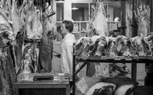 Smithfield Meat Market, City of London, January 1980. Creator: Peter Thompson