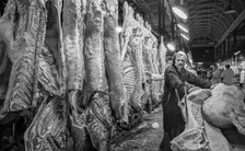 Smithfield Meat Market, City of London, January 1980. Creator: Peter Thompson
