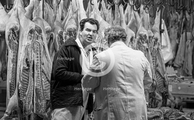 Smithfield Meat Market, City of London, January 1980. Creator: Peter Thompson.