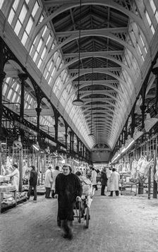 Smithfield Meat Market, City of London, January 1980. Creator: Peter Thompson