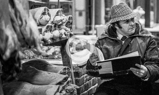 Smithfield Meat Market, City of London, January 1980. Creator: Peter Thompson.