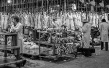 Smithfield Meat Market, City of London, January 1980. Creator: Peter Thompson