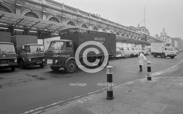 Smithfield Meat Market, City of London, January 1980. Creator: Peter Thompson.