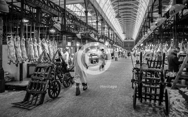 Smithfield Meat Market, City of London, January 1980. Creator: Peter Thompson.